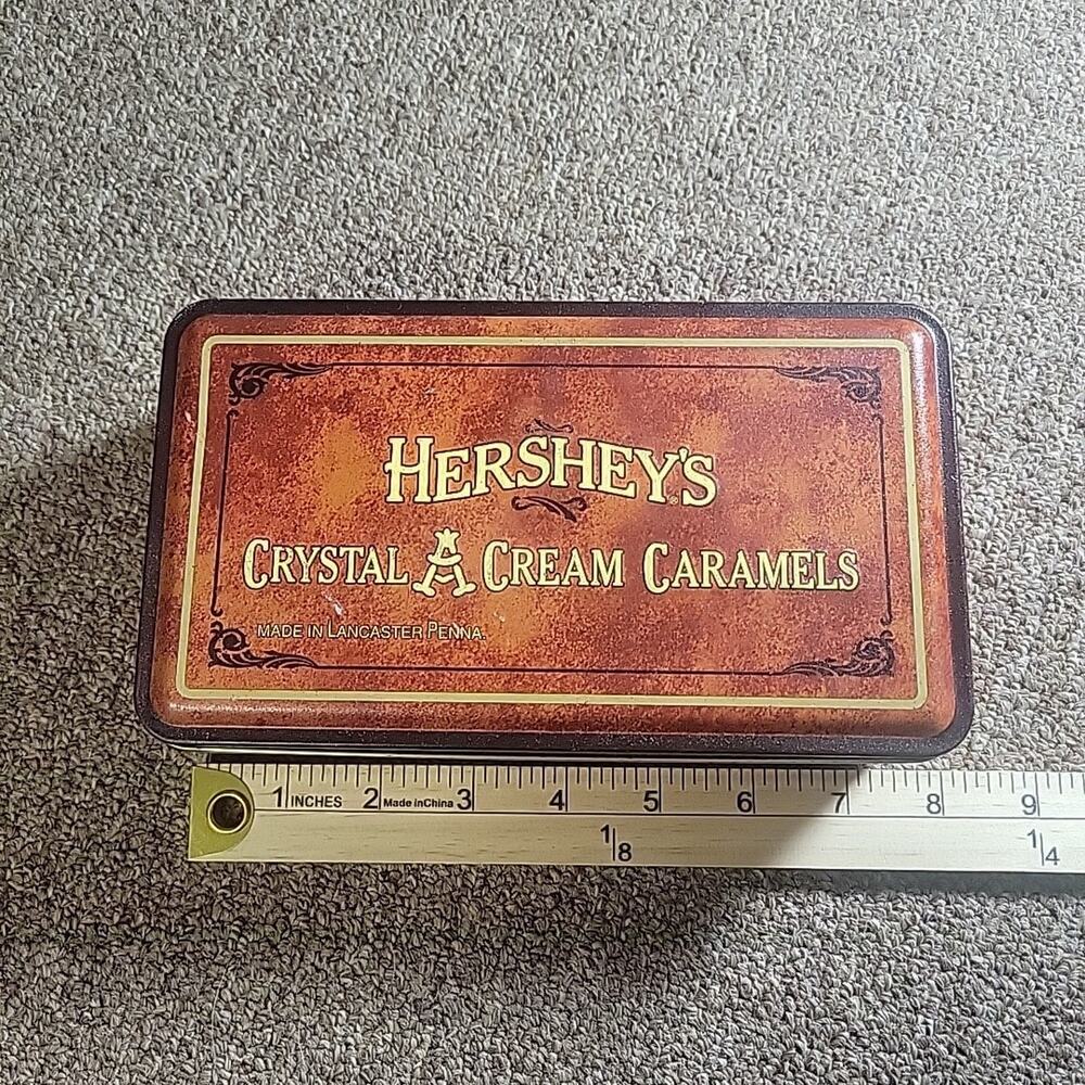 Hershey's Millennium Series Crystal A Tin Canister #1 Made In USA 1997 Empty
